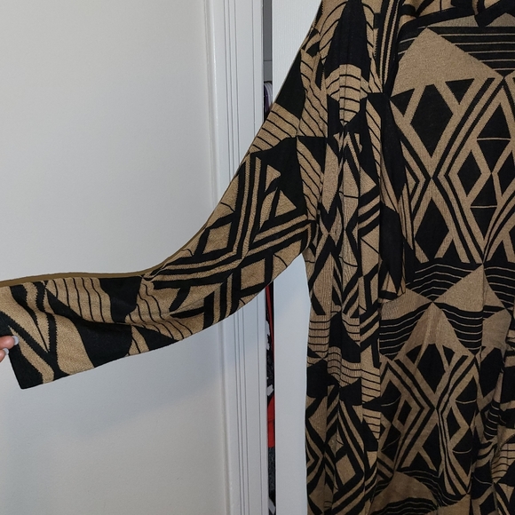 Tribal Print Sweater Cardigan (NWOT) - Picture 2 of 5